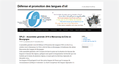 Desktop Screenshot of languesdoil.org